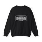 Oscar Wilde Quote Back Print Sweatshirt