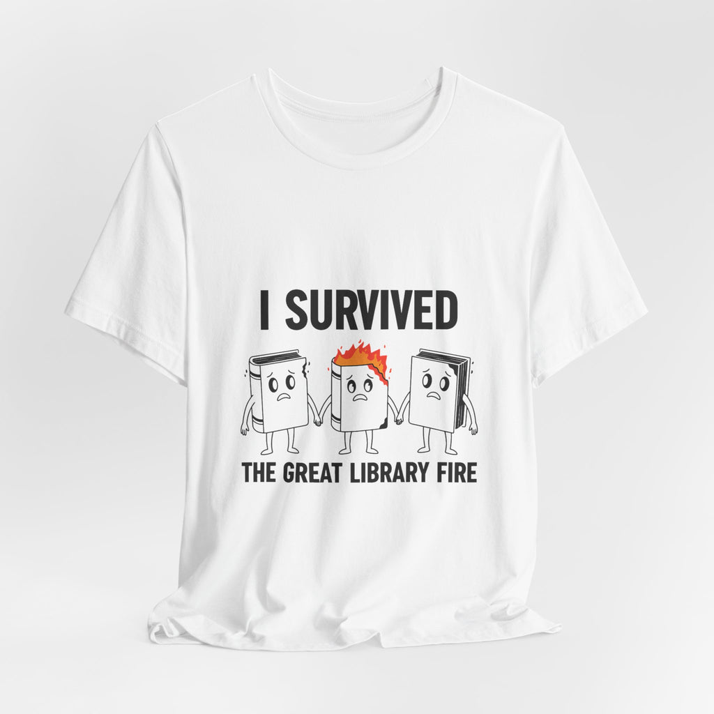 I Survived The Great Library Premium Tee