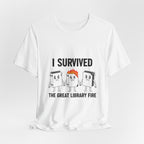 I Survived The Great Library Premium Tee