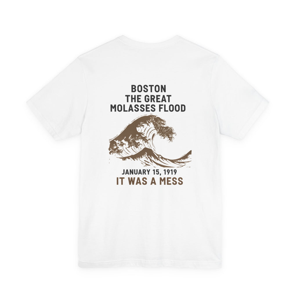 Boston The Great Molasses Flood Back Print Premium Tee