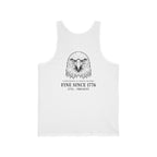 Stressed Eagle Fine Since Back Print Tank Top