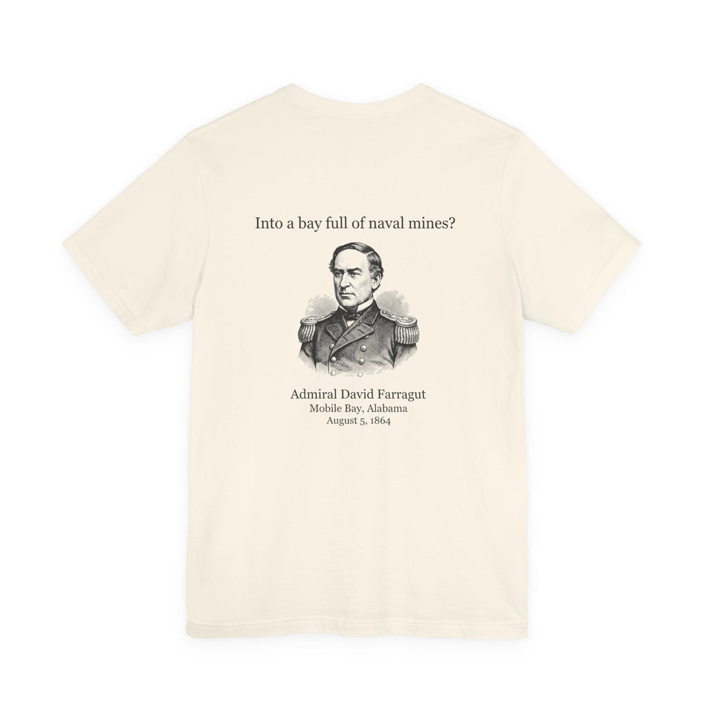 Mobile Bay Minefield Back Print Premium Tee
