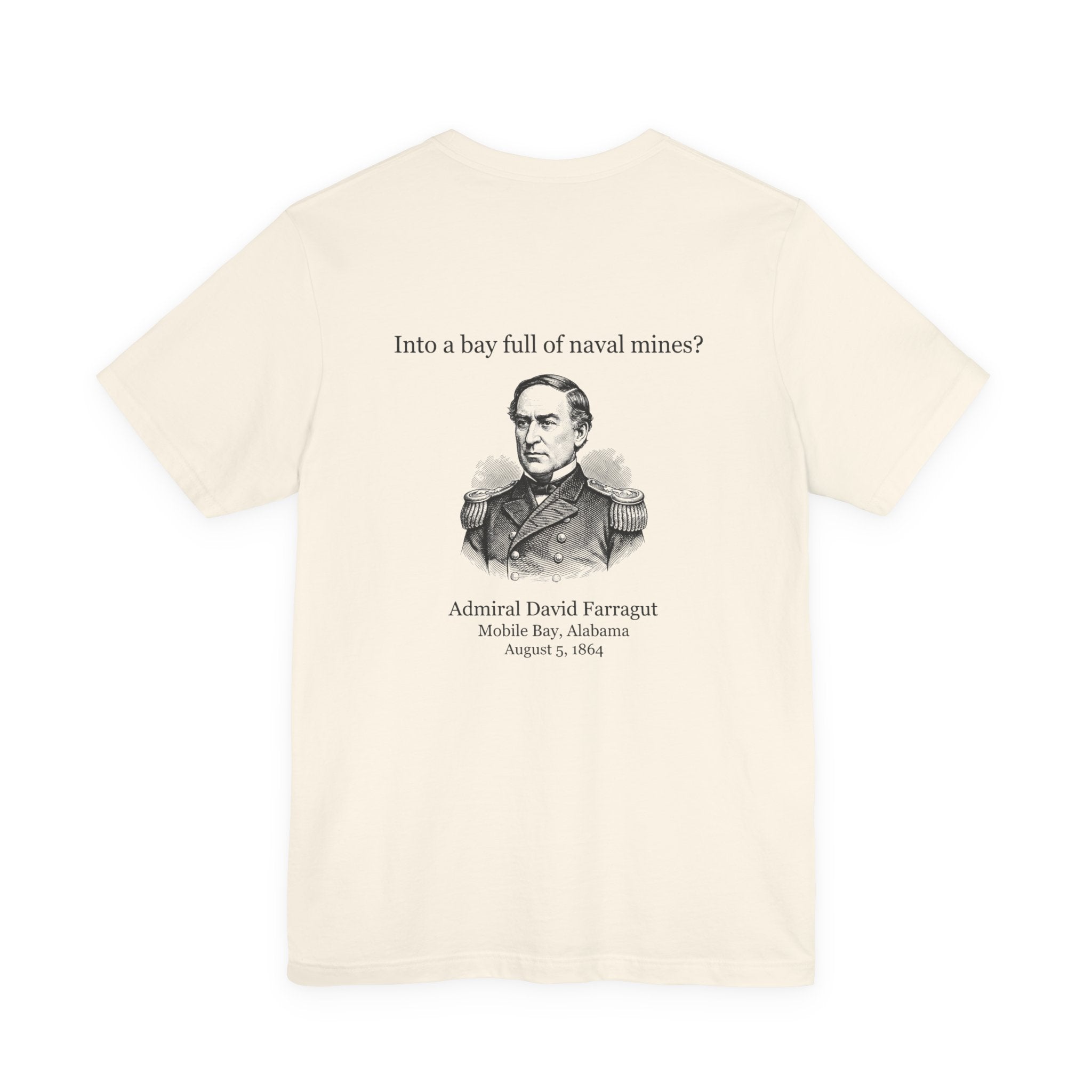 Mobile Bay Minefield Back Print Premium Tee