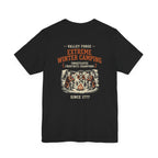 Valley Forge Winter Camping Back Print Premium Tee