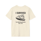I Survived The Hindenburg Disaster Back Print T-Shirt