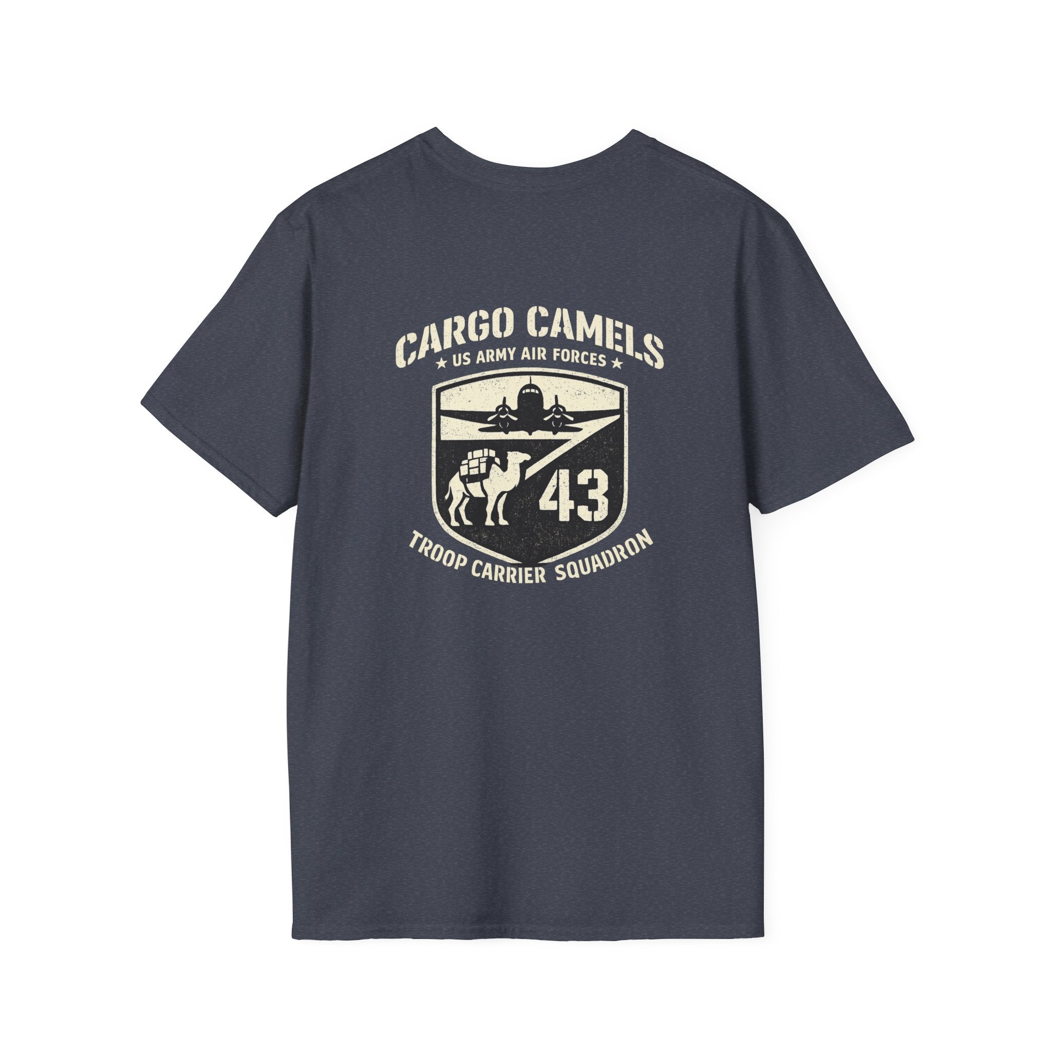 Cargo Camels WWII Usaaf Troop Back Print T-Shirt