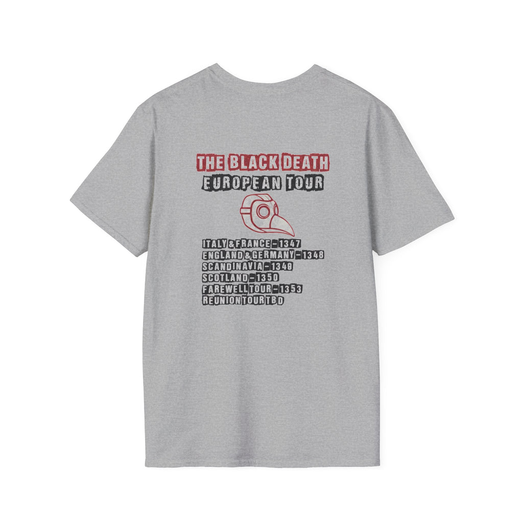The Black Death European Tour Back Print T-Shirt