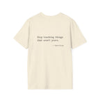 Imperialism Parental Warning Quote Back Print T-Shirt