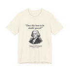 Thomas Jefferson Procrastination Double Spaced Premium Tee