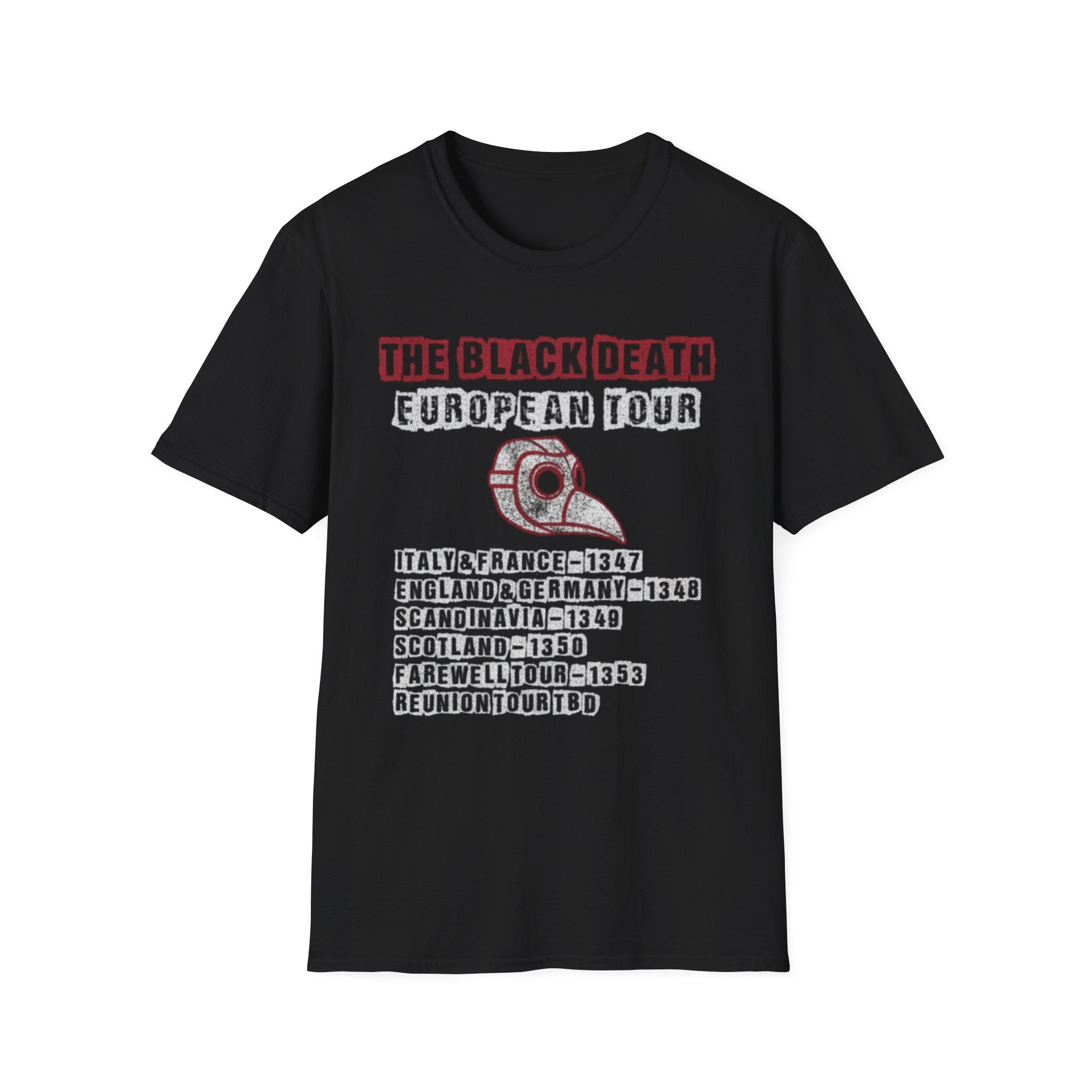 The Black Death European Tour T-Shirt