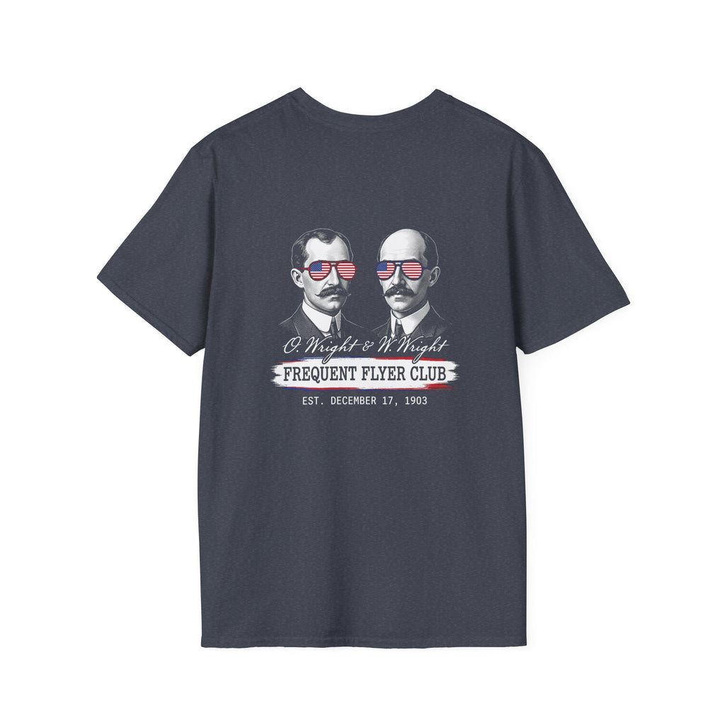 Wright Brothers Frequent Flyer Back Print T-Shirt
