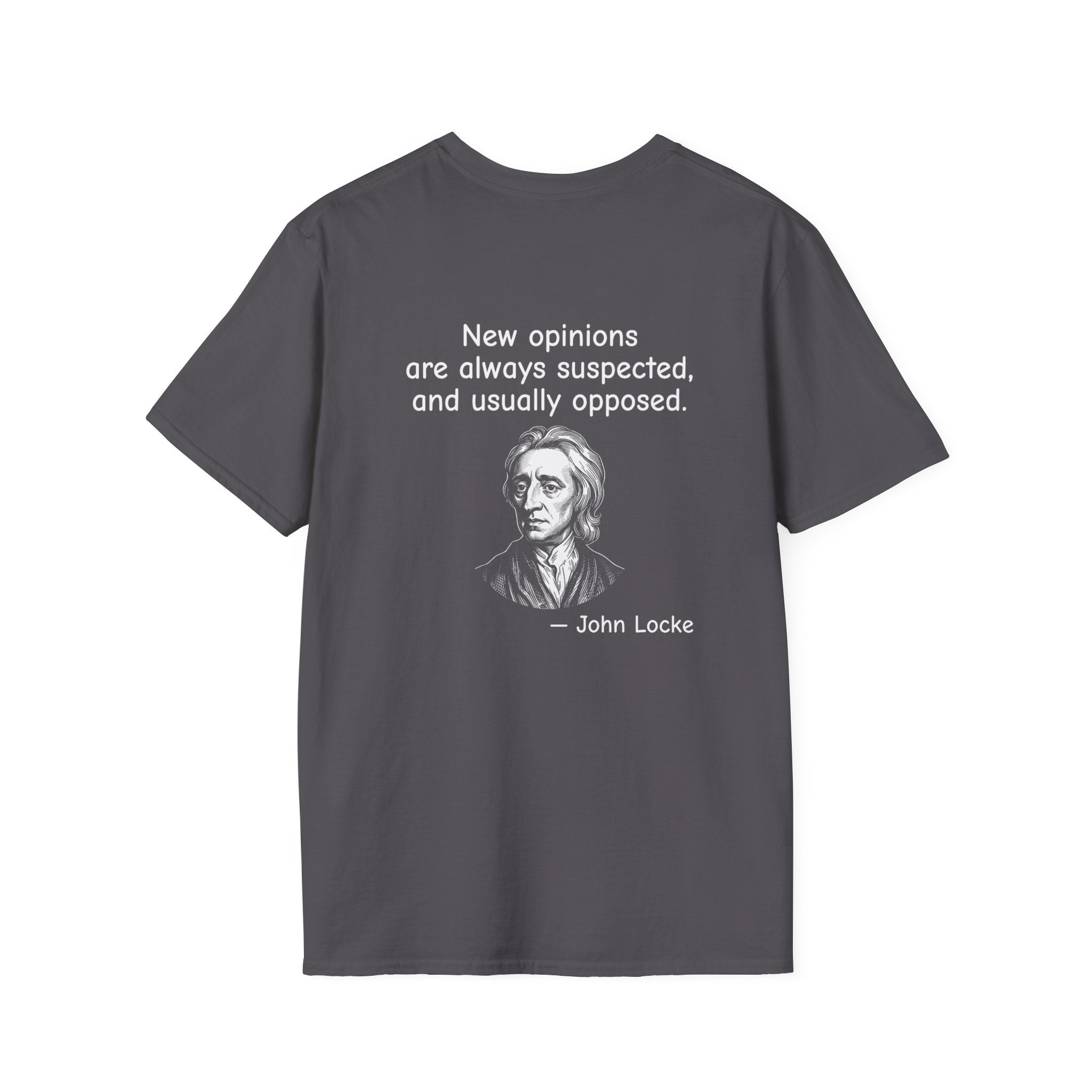 Locke New Opinions Back Print T-Shirt