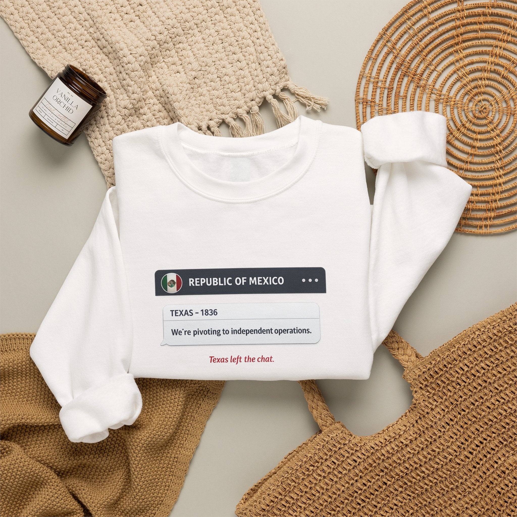 Texas Independence Group Chat Sweatshirt
