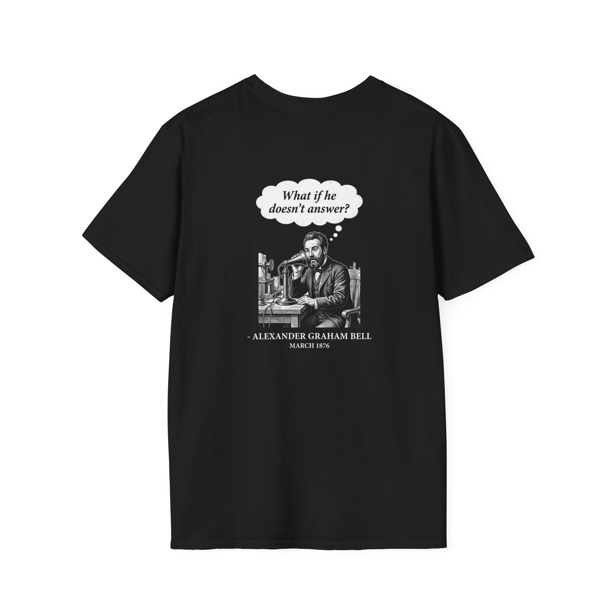 First Phone Call Panic Back Print T-Shirt