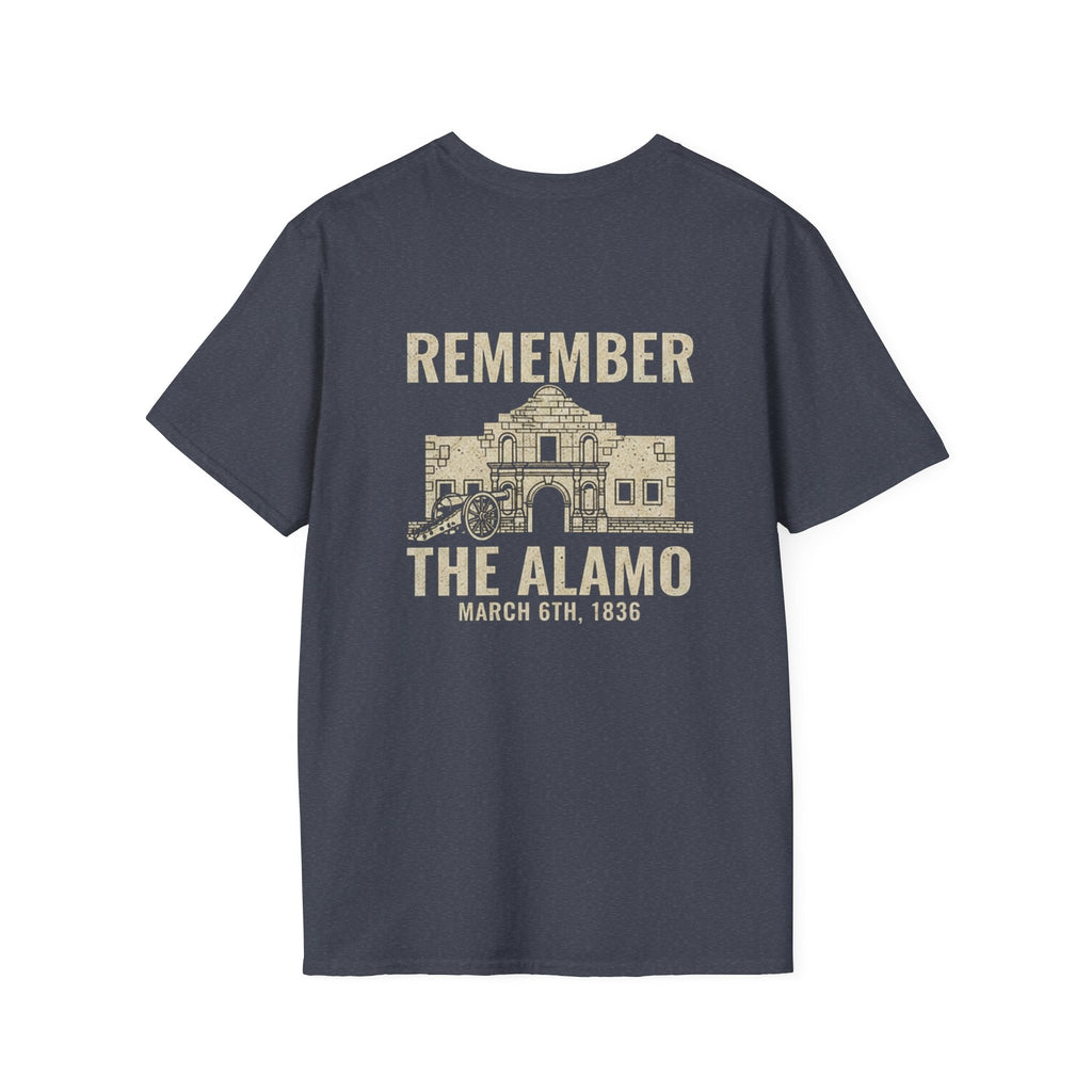 Remember the Alamo March 6th Back Print T-Shirt