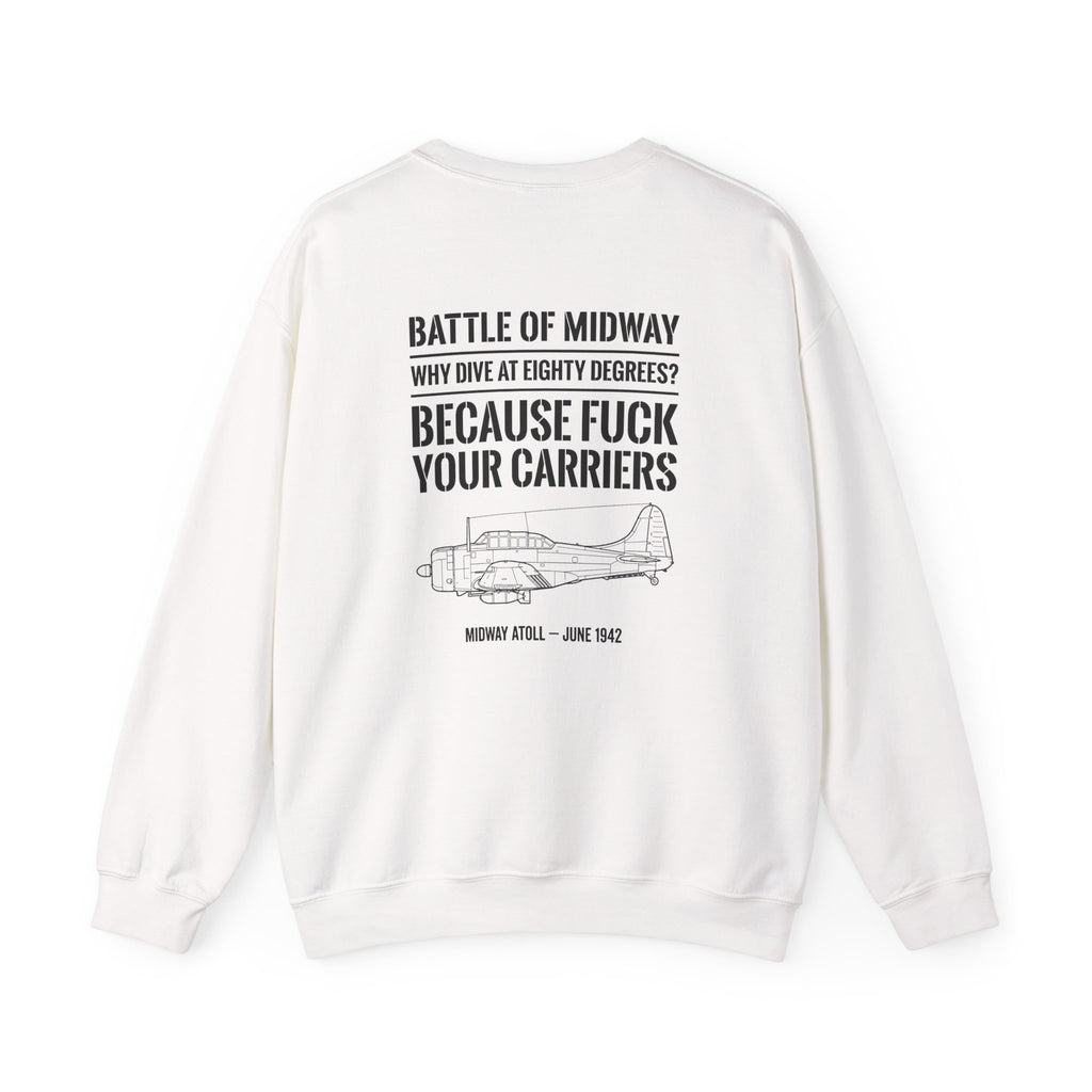 Battle of Midway Back Print Sweatshirt