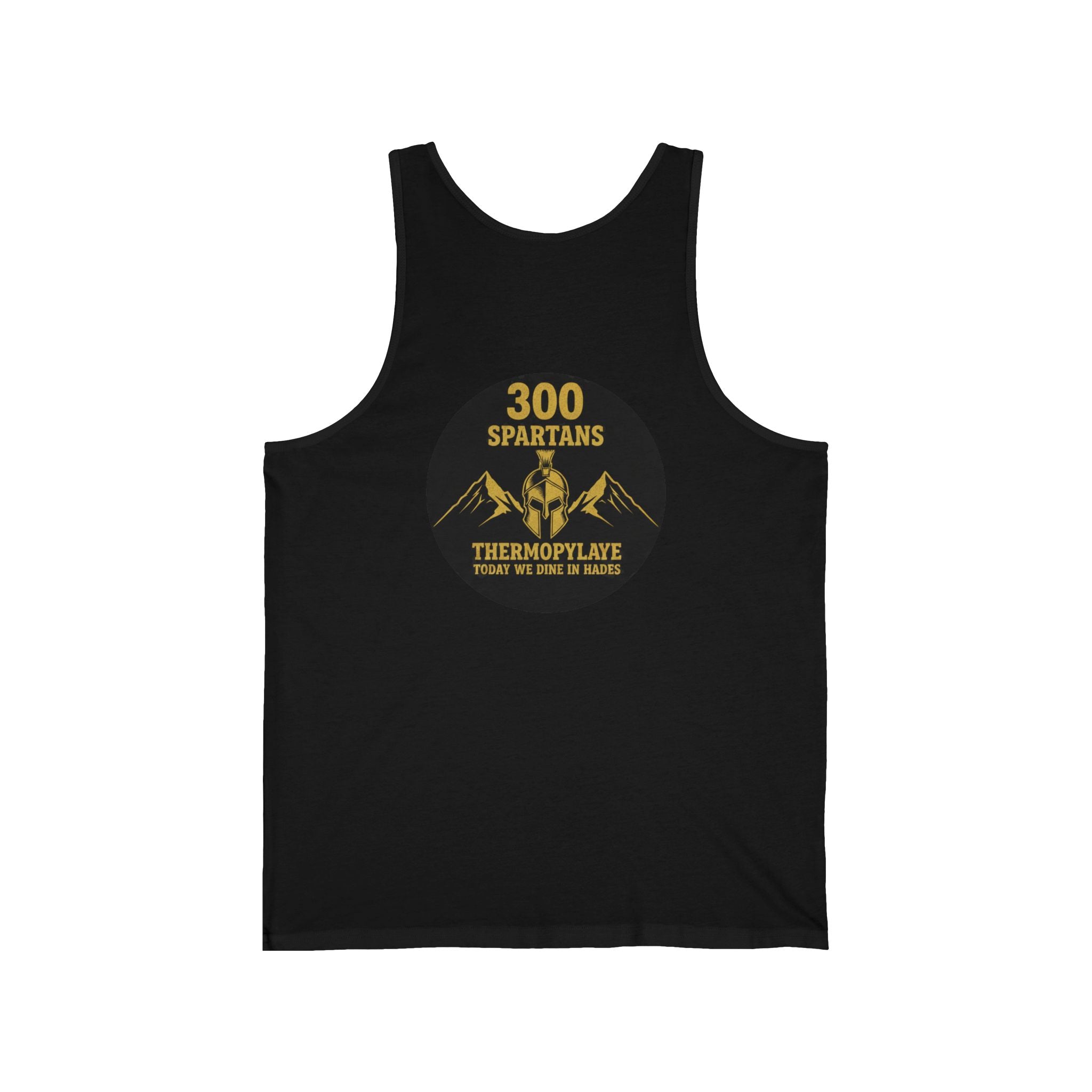 Spartans Thermopylae Back Print Tank Top