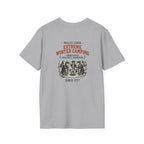 Valley Forge Winter Camping Back Print T-Shirt