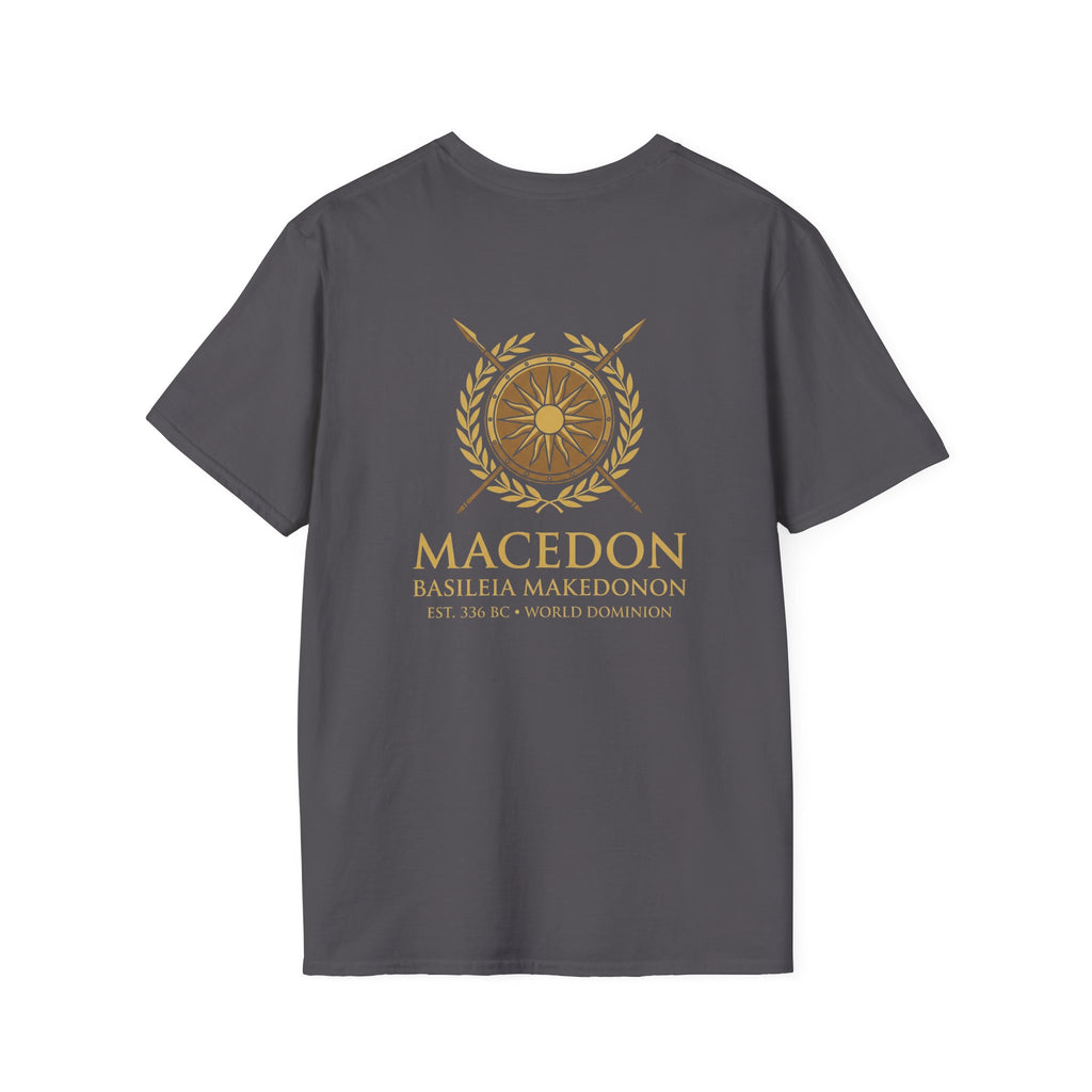 Macedonian Empire Crest Back Print T-Shirt