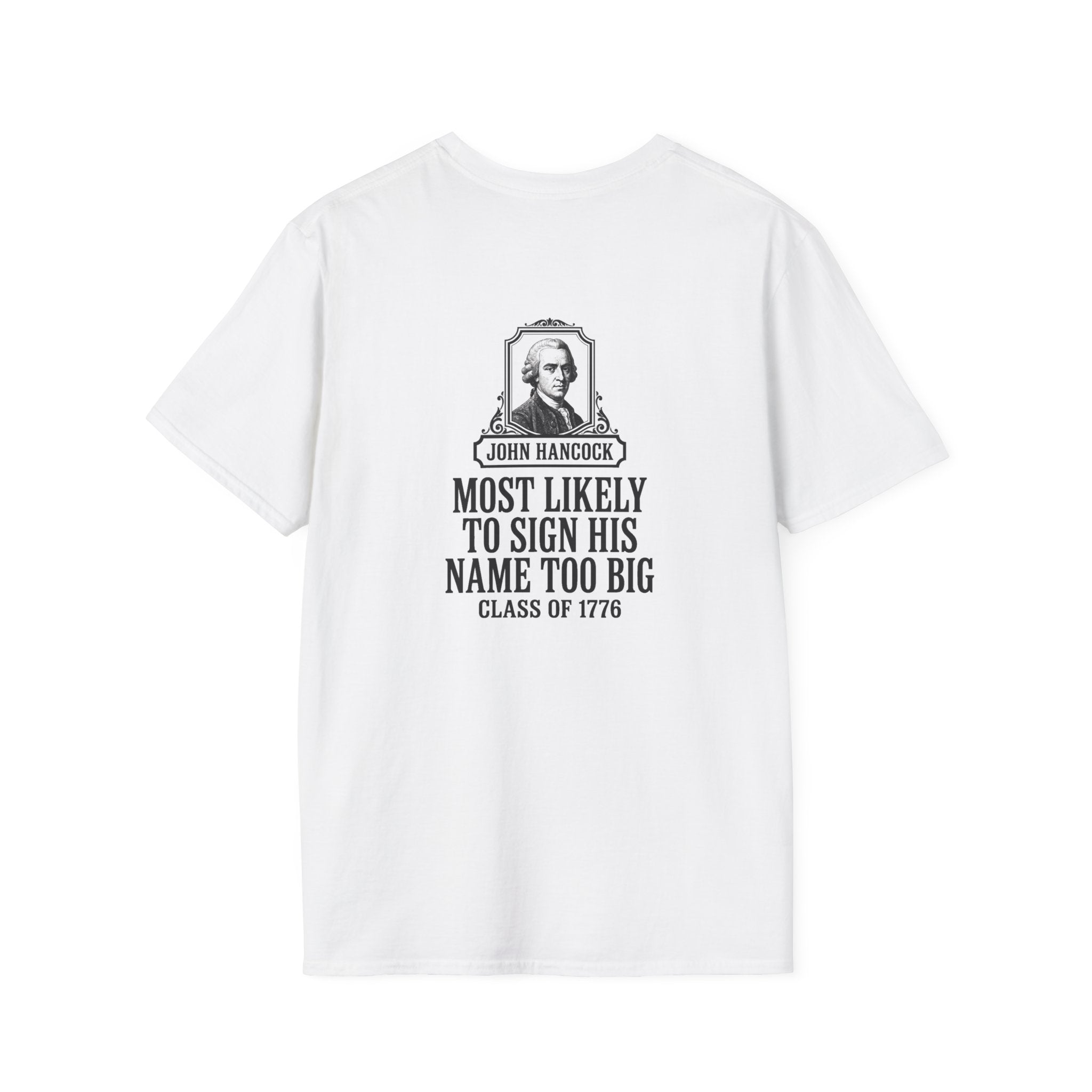 John Hancock Signature Superlative Back Print T-Shirt