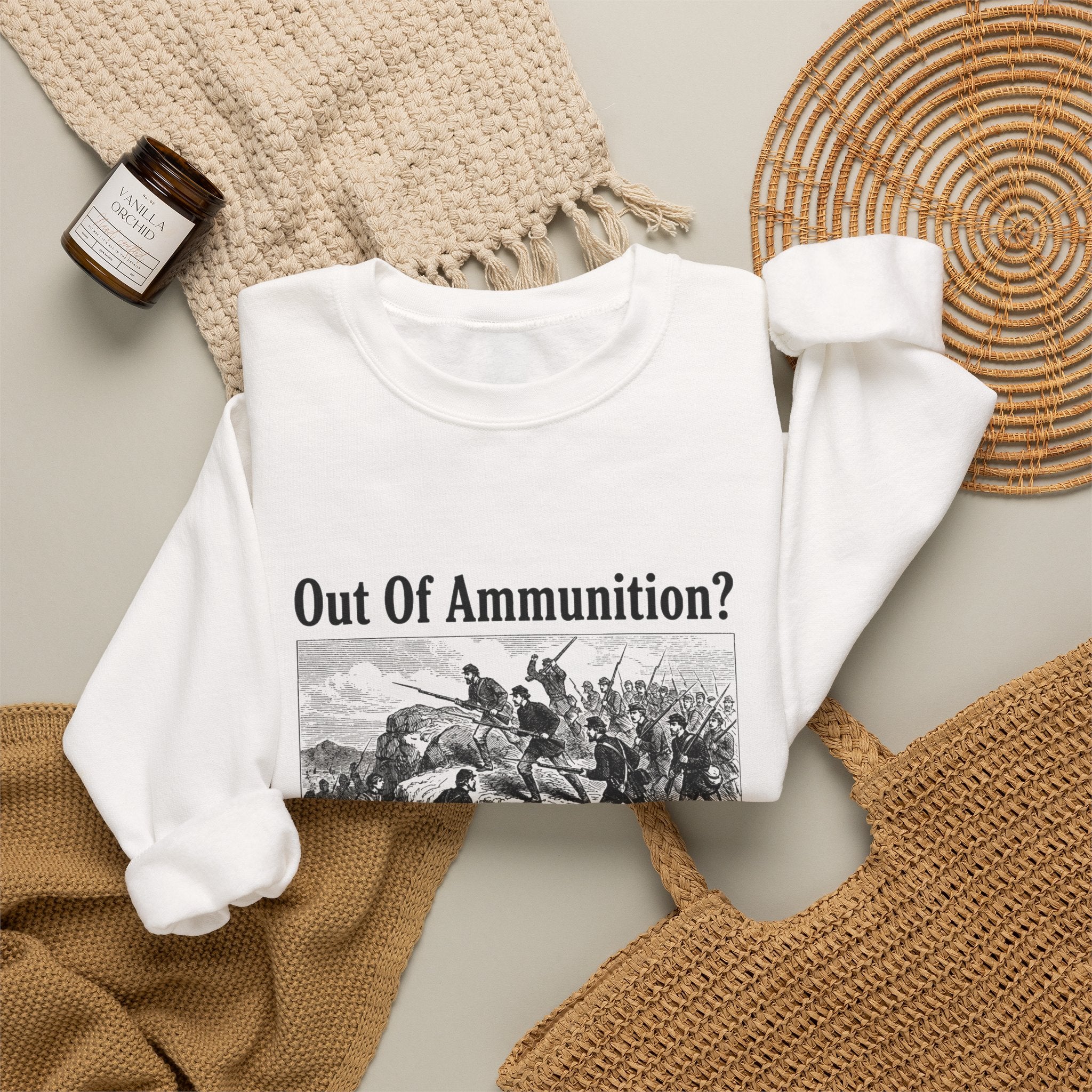 Out of Ammunition Fix Bayonets Sweatshirt