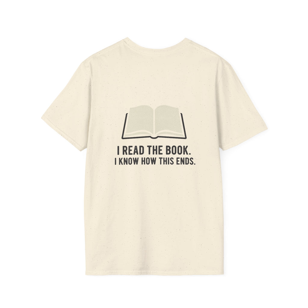 I Read The Book Back Print T-Shirt