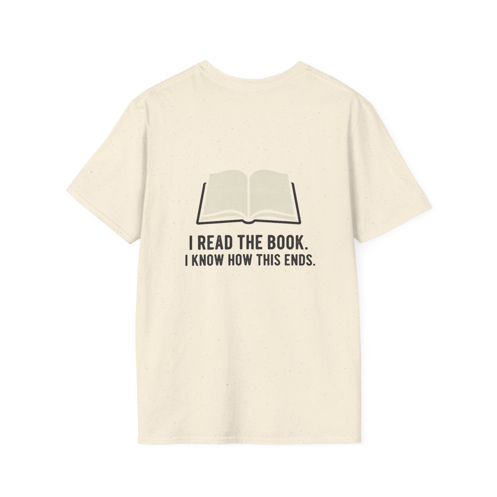 I Read The Book Back Print T-Shirt