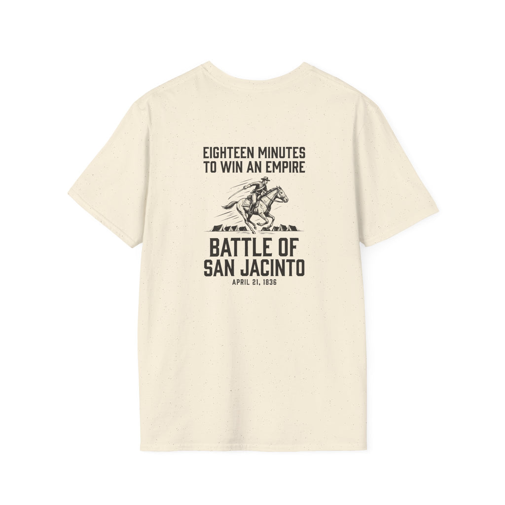 San Jacinto Eighteen Minutes Back Print T-Shirt