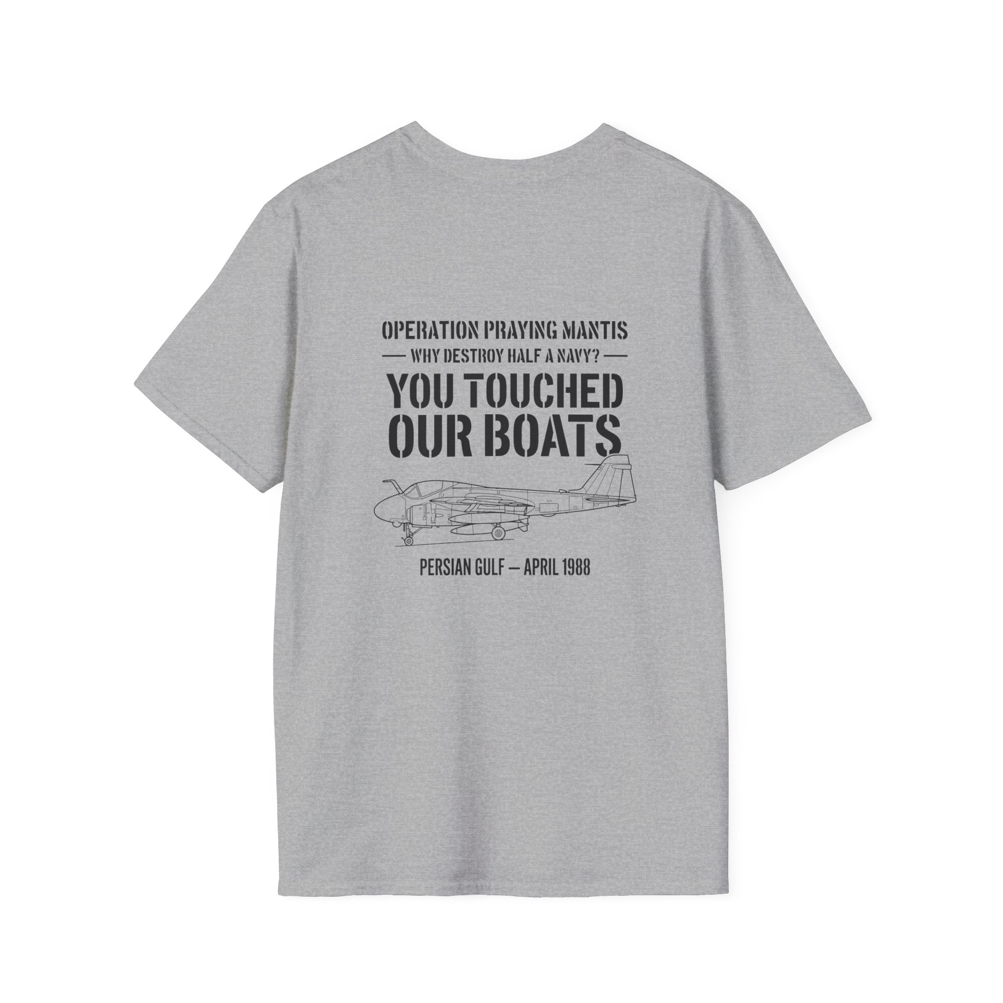 Operation Praying Mantis Back Print T-Shirt