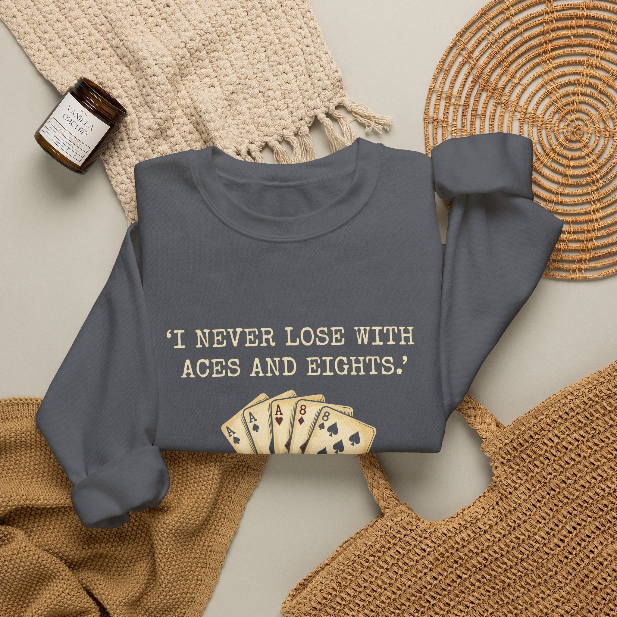 Dead Mans Hand Poker Sweatshirt