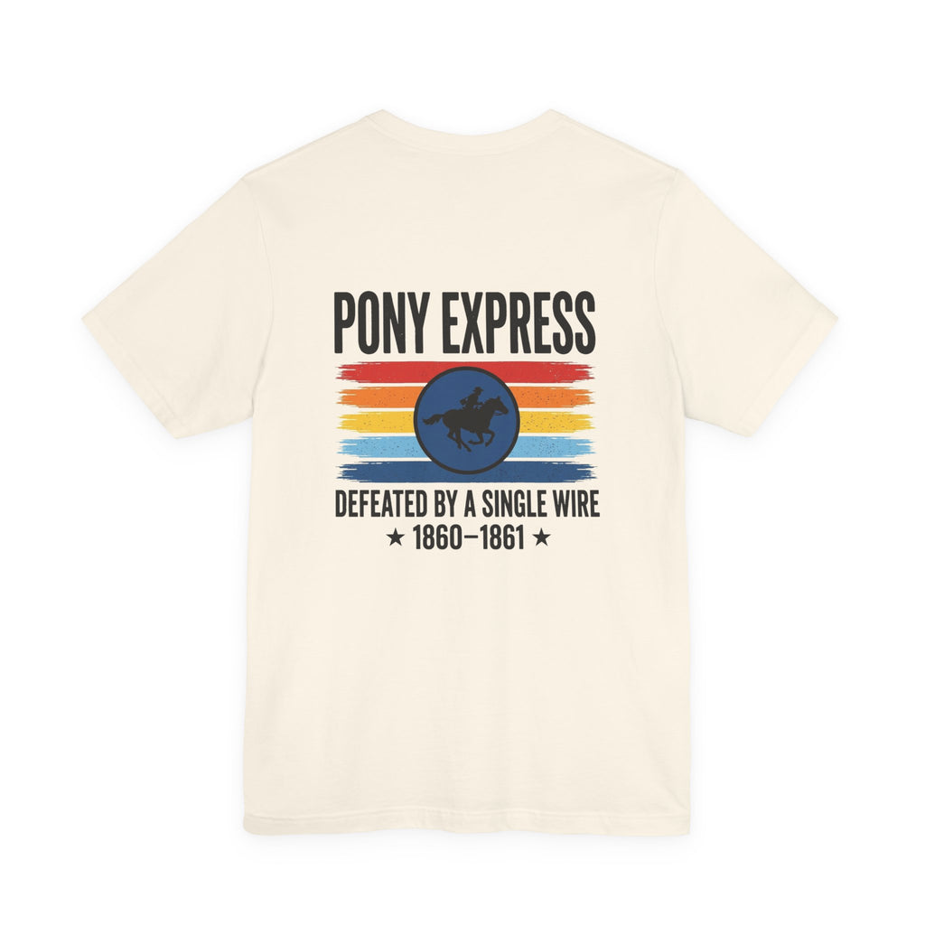 Pony Express Memorial Back Print Premium Tee