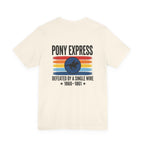 Pony Express Memorial Back Print Premium Tee