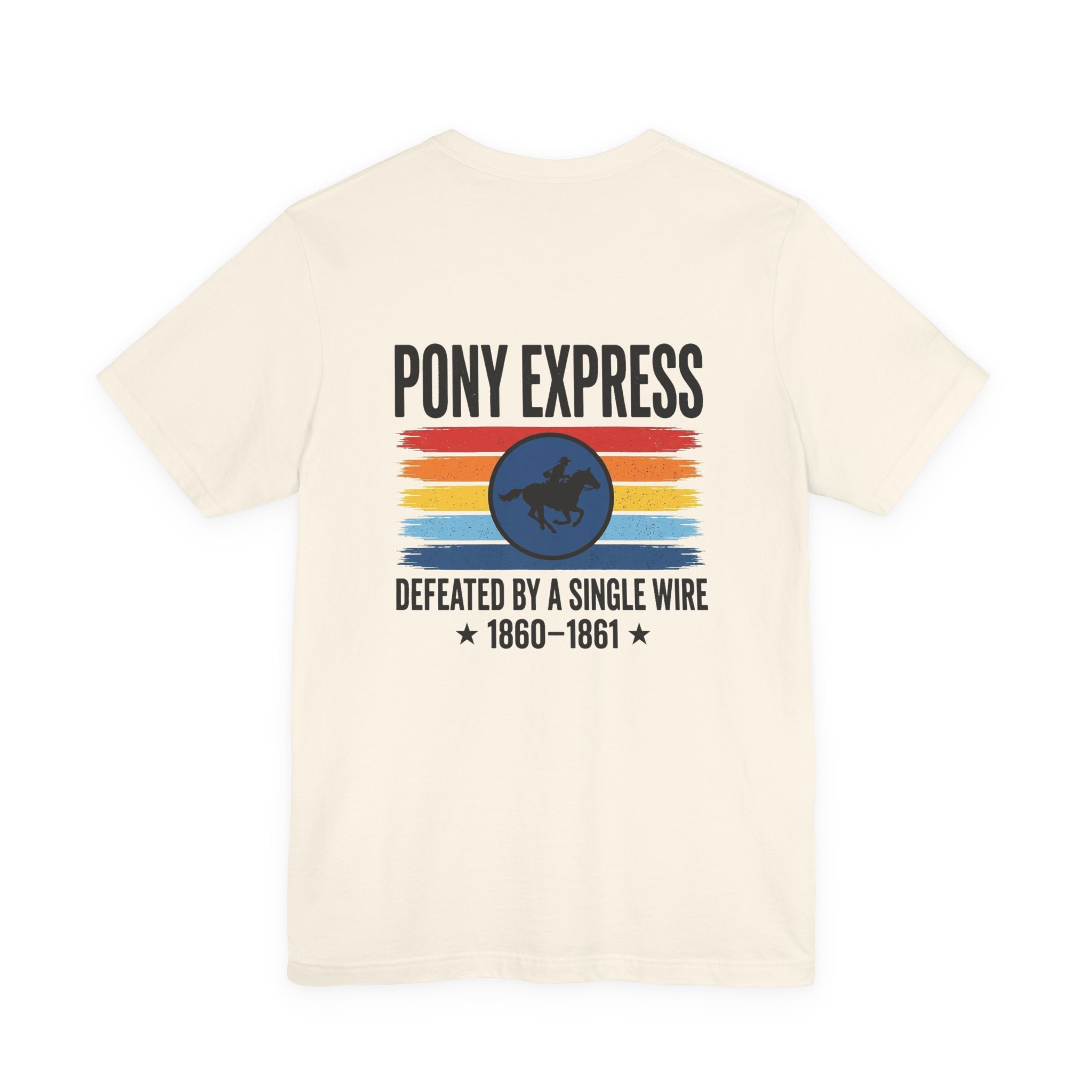 Pony Express Memorial Back Print Premium Tee