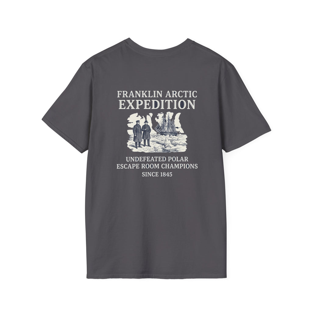 Franklin Arctic Expedition Escape Room Back Print T-Shirt
