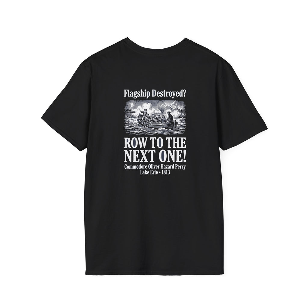 Row To The Next Ship Back Print T-Shirt