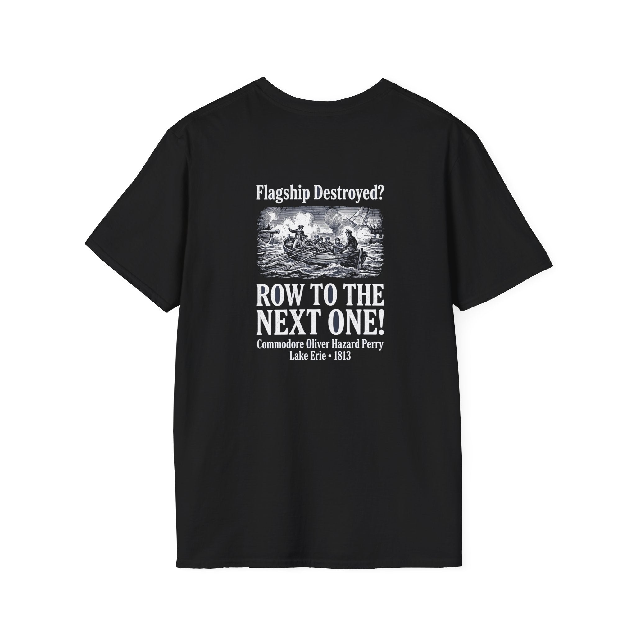 Row To The Next Ship Back Print T-Shirt