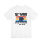 Pony Express Memorial Back Print Premium Tee