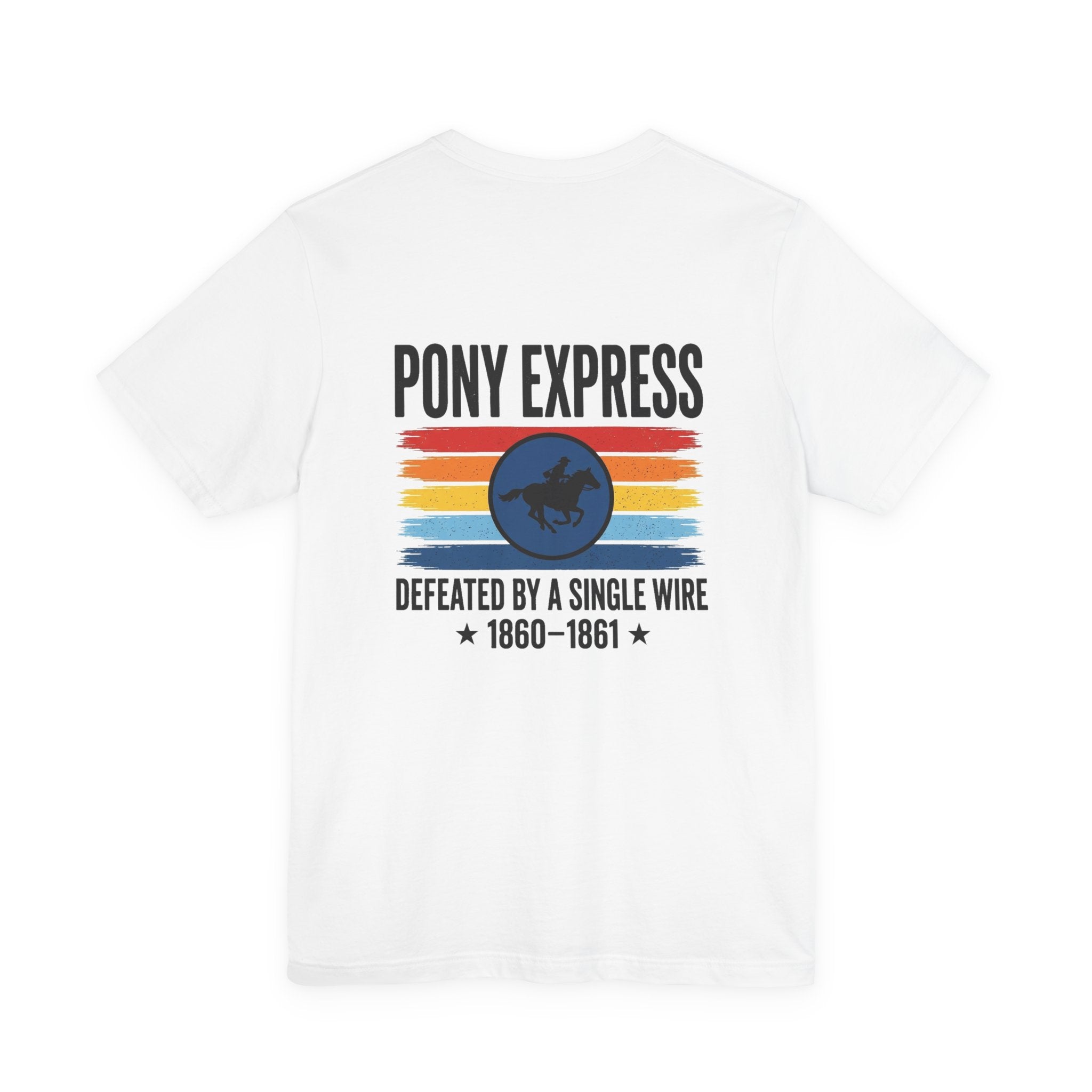 Pony Express Memorial Back Print Premium Tee