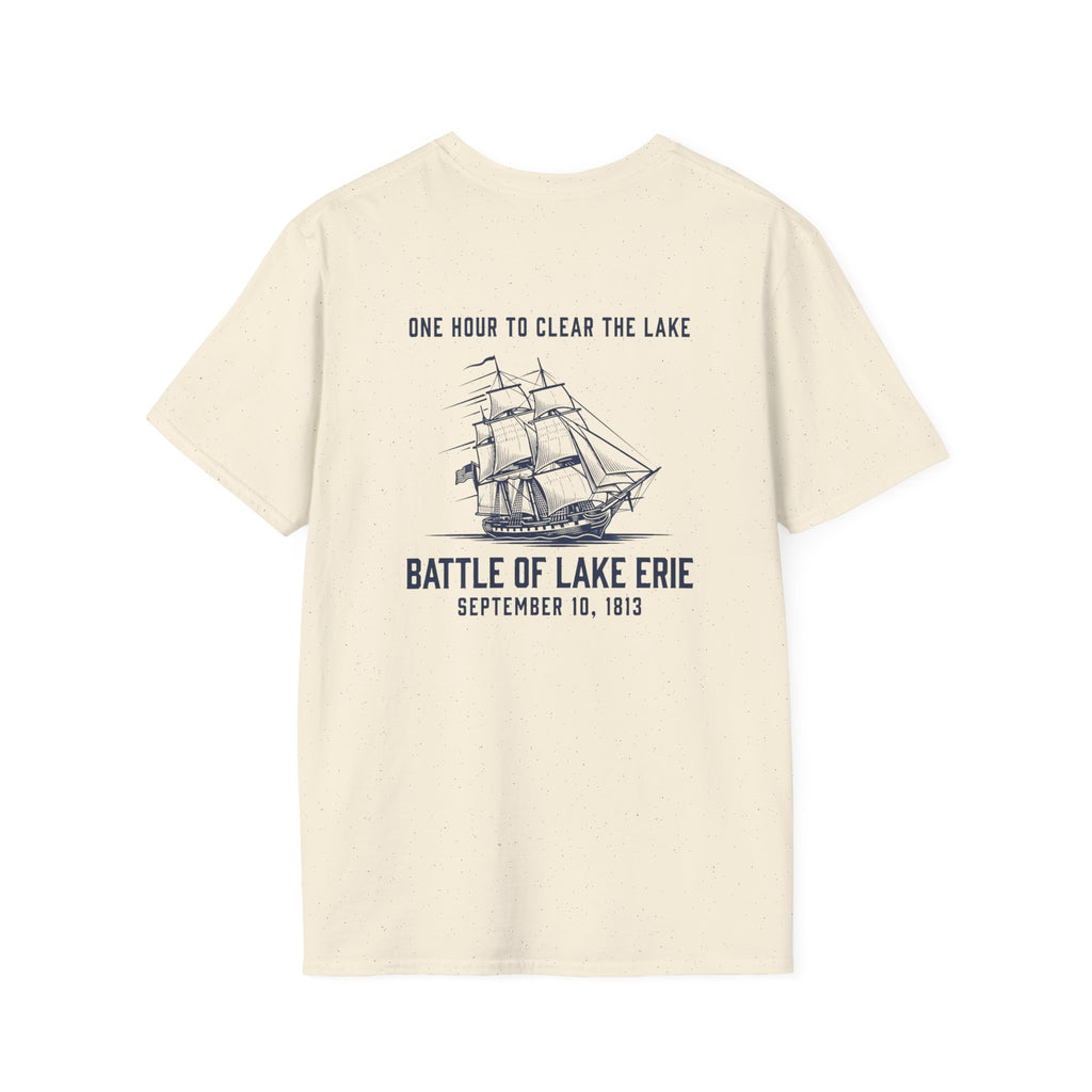 Battle of Lake Erie Back Print T-Shirt