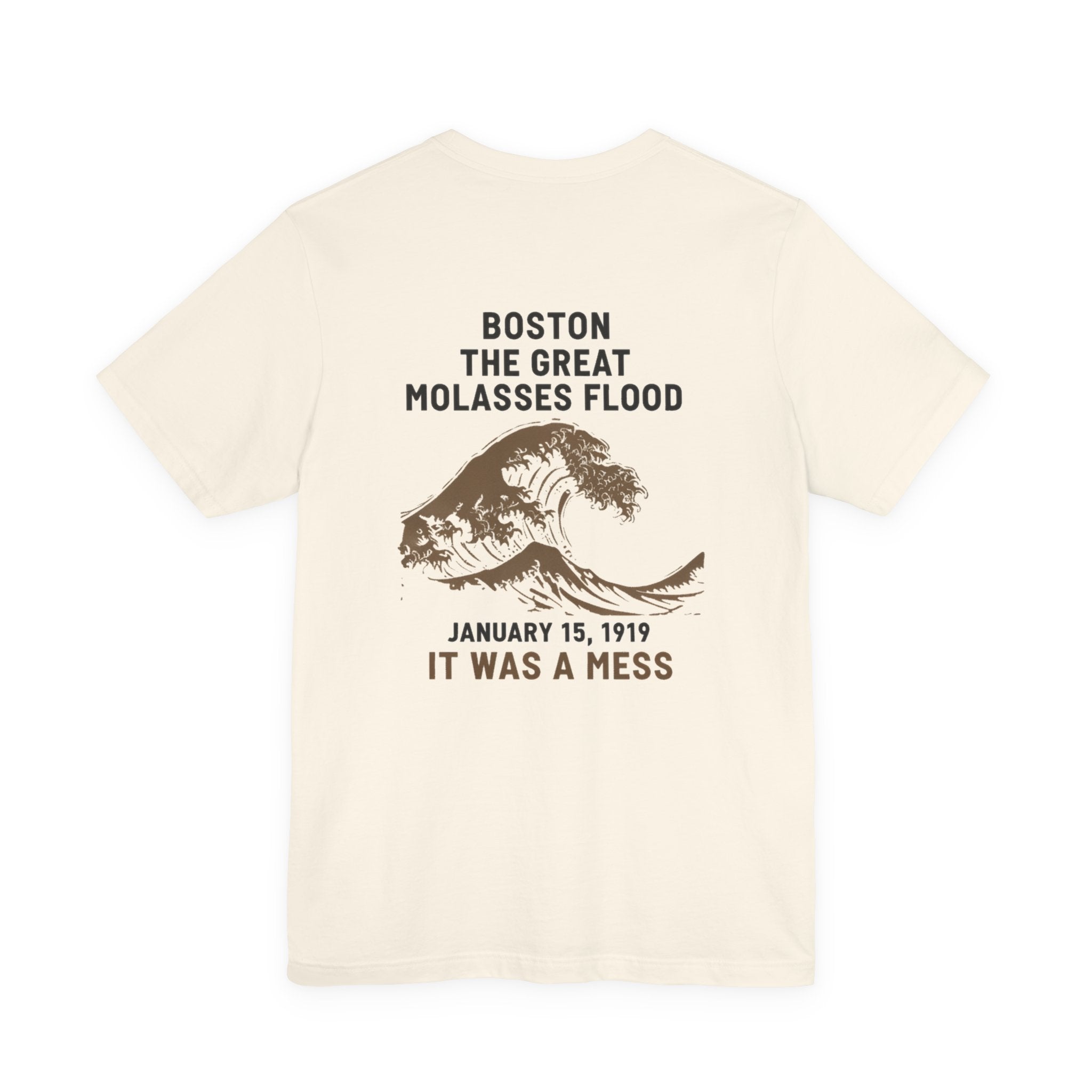 Boston The Great Molasses Flood Back Print Premium Tee