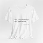 Imperialism Parental Warning Quote Premium Tee