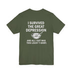 Great Depression Back Print Premium Tee