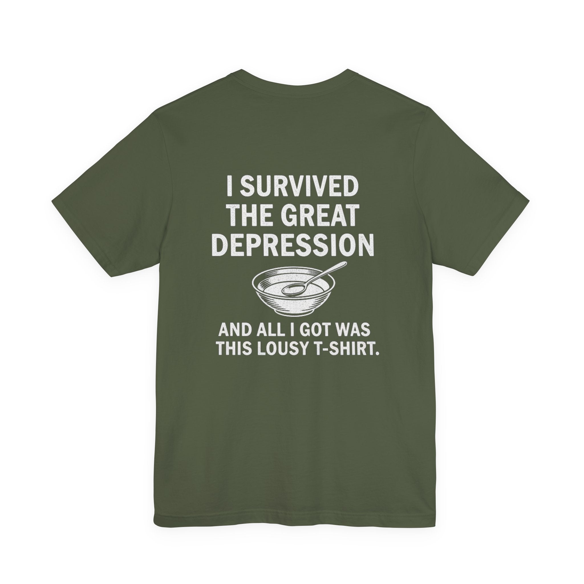 Great Depression Back Print Premium Tee