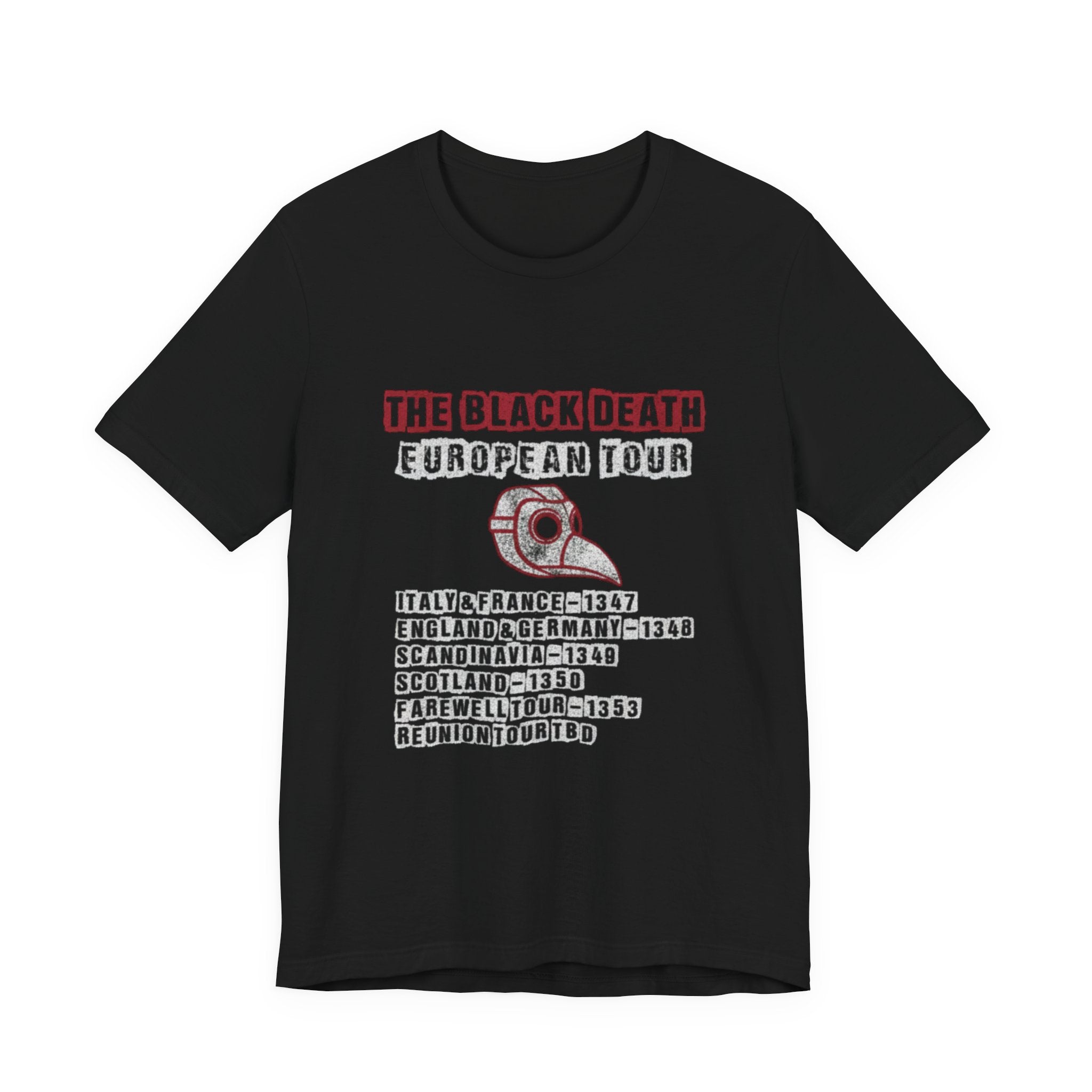 The Black Death European Tour Premium Tee
