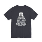 John Hancock Signature Superlative Back Print Premium Tee
