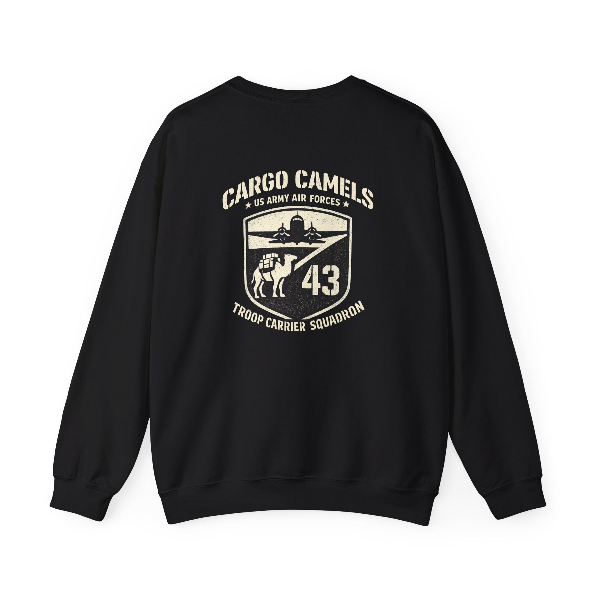 Cargo Camels WWII Usaaf Troop Back Print Sweatshirt
