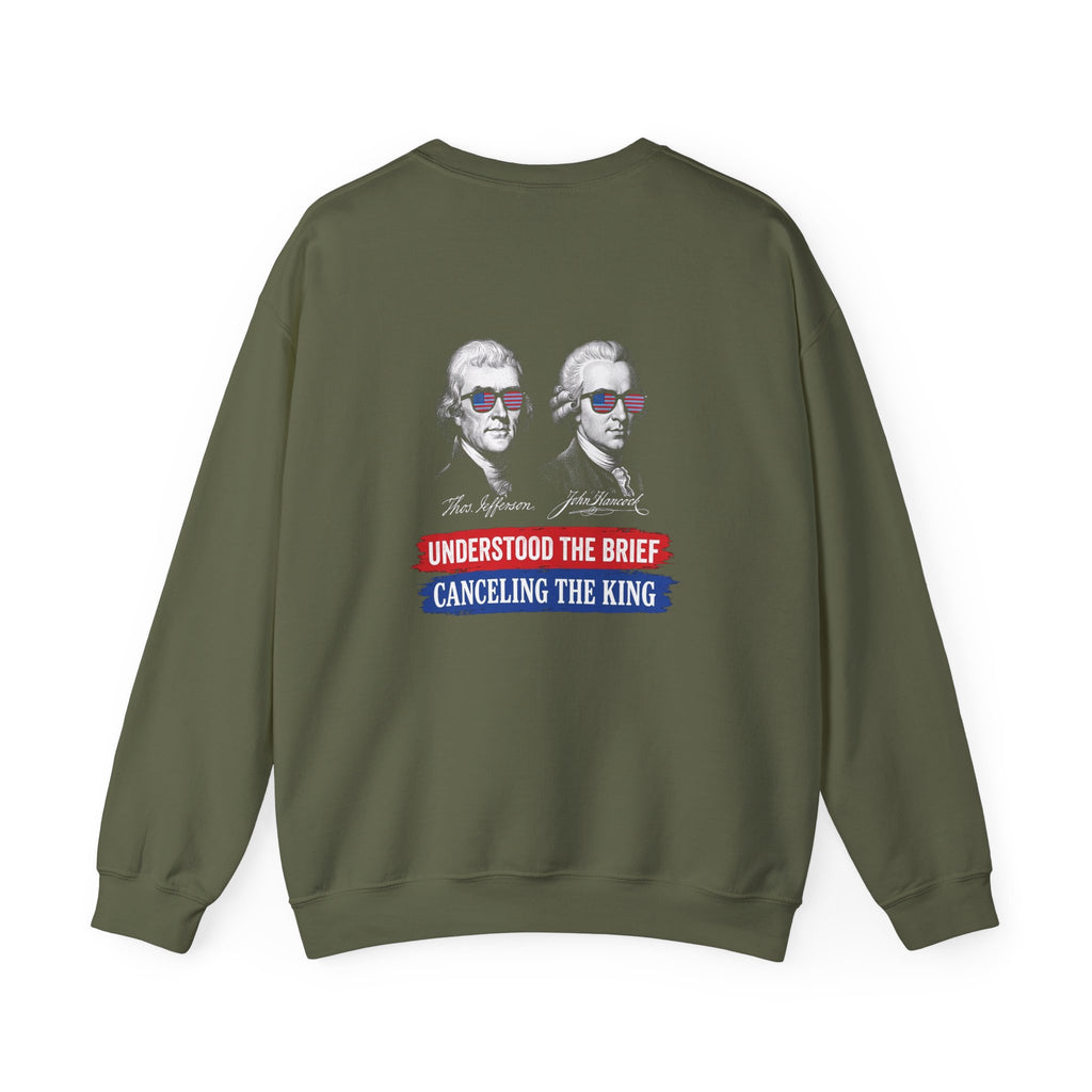 Jefferson Hancock Canceling The King Back Print Sweatshirt