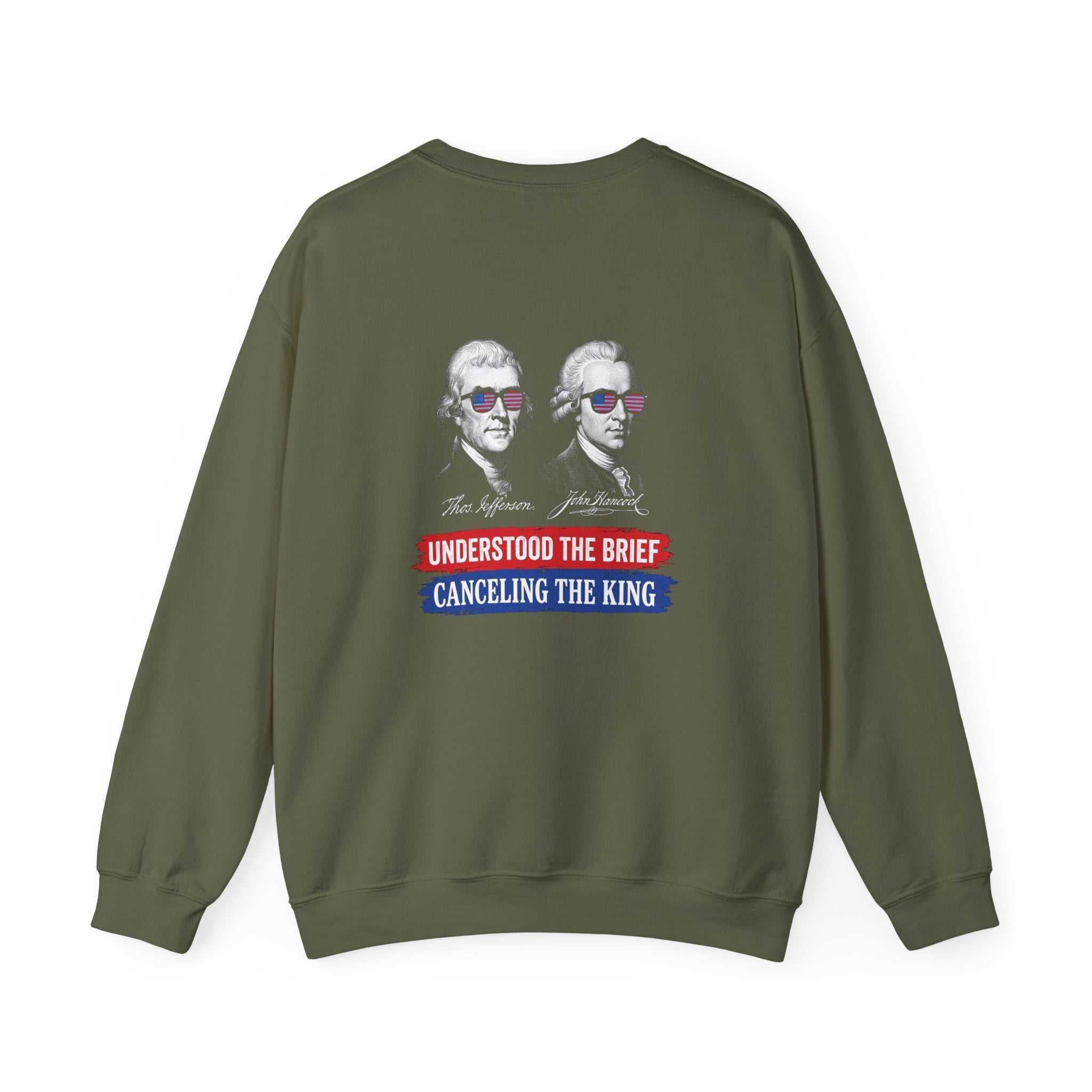 Jefferson Hancock Canceling The King Back Print Sweatshirt