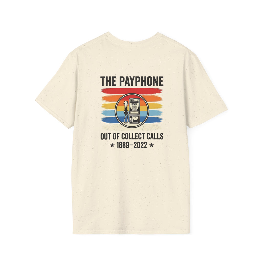 Public Payphone Memorial Back Print T-Shirt