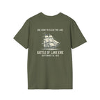 Battle of Lake Erie Back Print T-Shirt